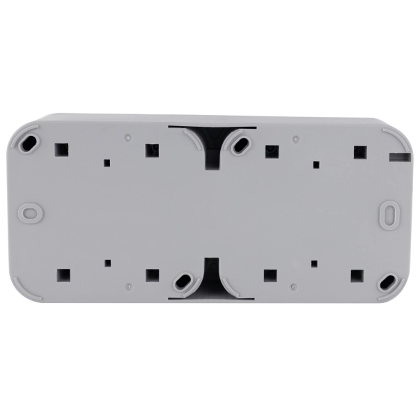 AquaStorm, Steckdose 2-fach, waagerecht, Aufputz