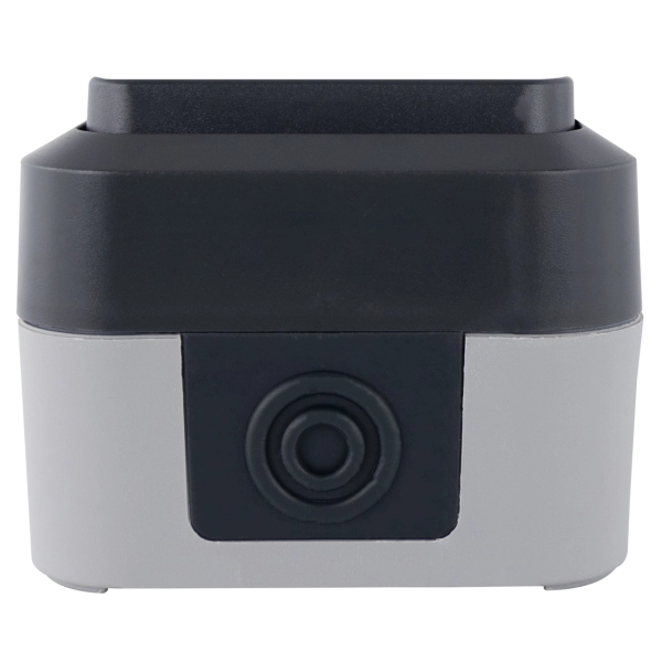 Aus-/Wechselschalter+Steckdose, senkrecht, Aufputz