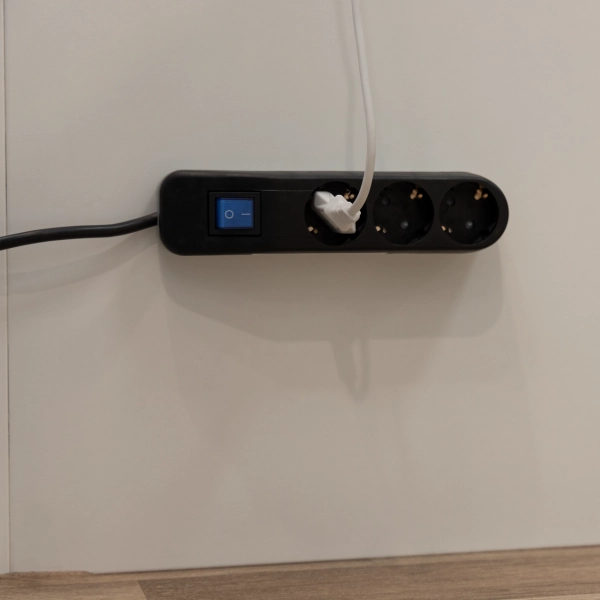 Steckdosenleiste ICE 3-fach mit Schalter, 1,4m