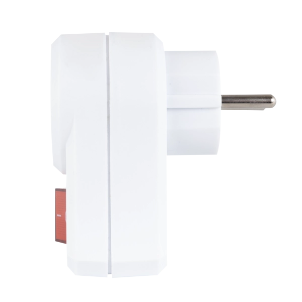 Steckdosenadapter mit Schalter 2polig