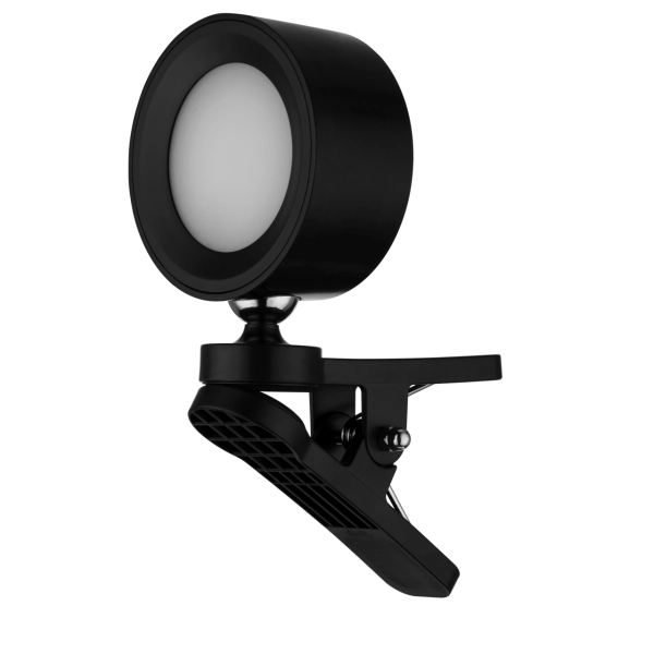 LED Akku Clip-Spot schwarz