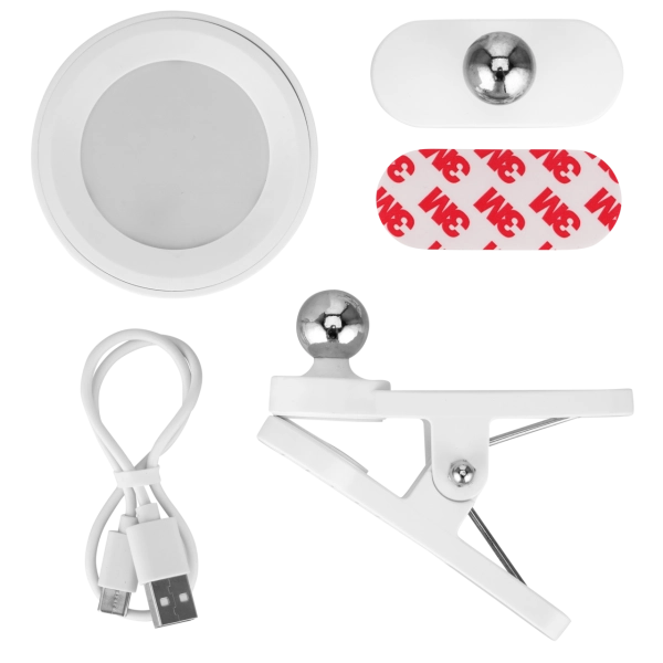 LED Akku Clip-Spot weiß