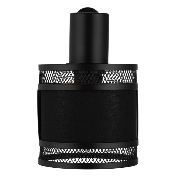 Klemmleuchte Metall-Stoff