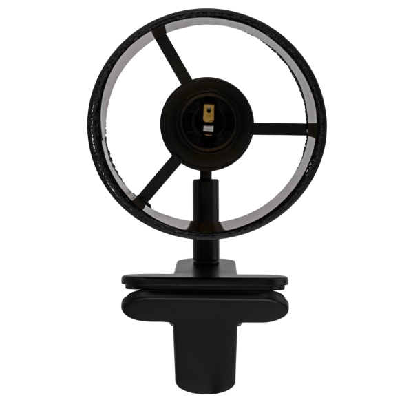 Klemmleuchte Metall-Stoff