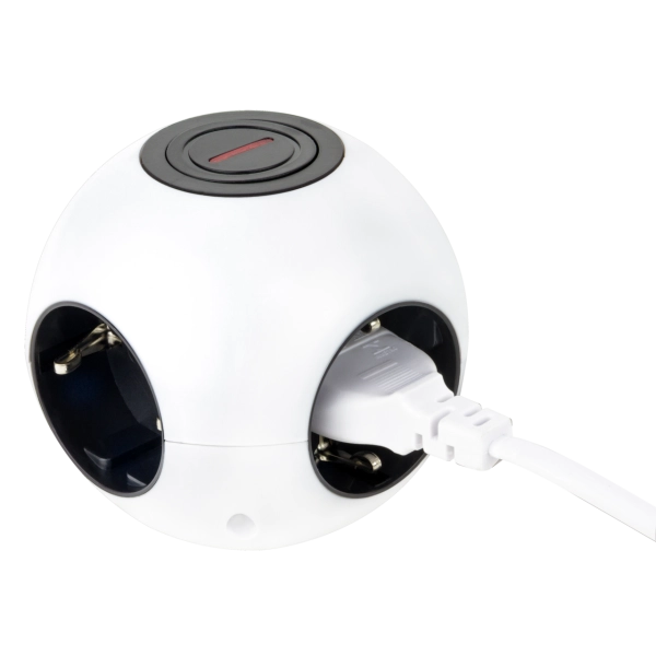 Kugelsteckdose Powerglobe, 4-fach, 1,4m