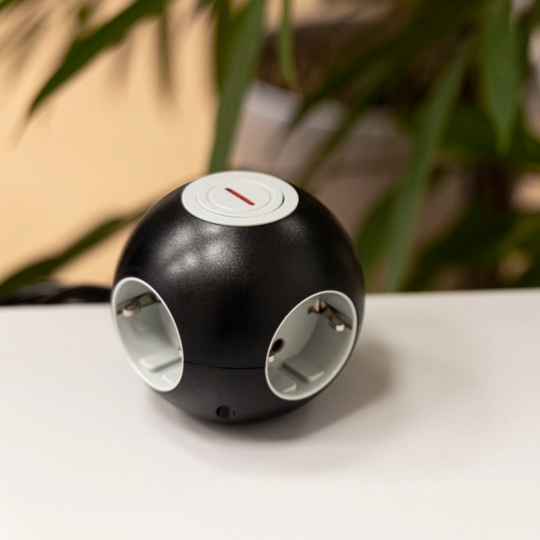 Kugelsteckdose Powerglobe, 4-fach, 1,4m