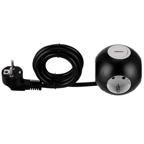 Kugelsteckdose Powerglobe, 4-fach, 1,4m