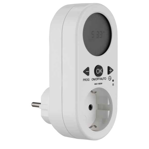 Zeitschaltuhr, digital mit LCD-Anzeige