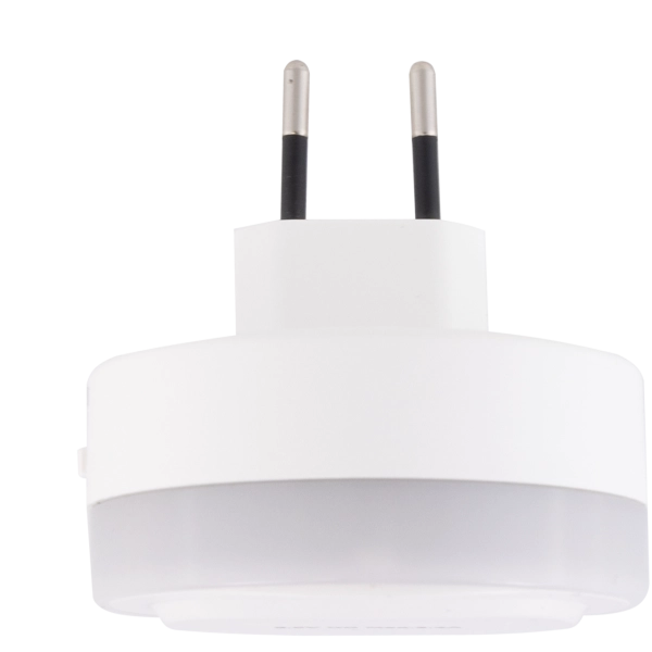 LED-Nachtlicht mit USB-Ladegerät&Dämmerungsautomatik, 0,3W