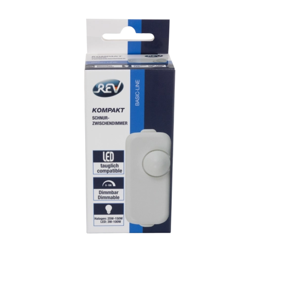 Schnur-Zwischendimmer LED, kompakt