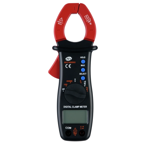 Zangenamperemeter, digital