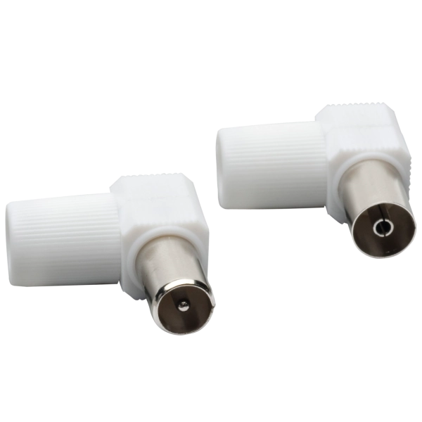 Koax-Set Winkel-Stecker / Winkel-Kupplung