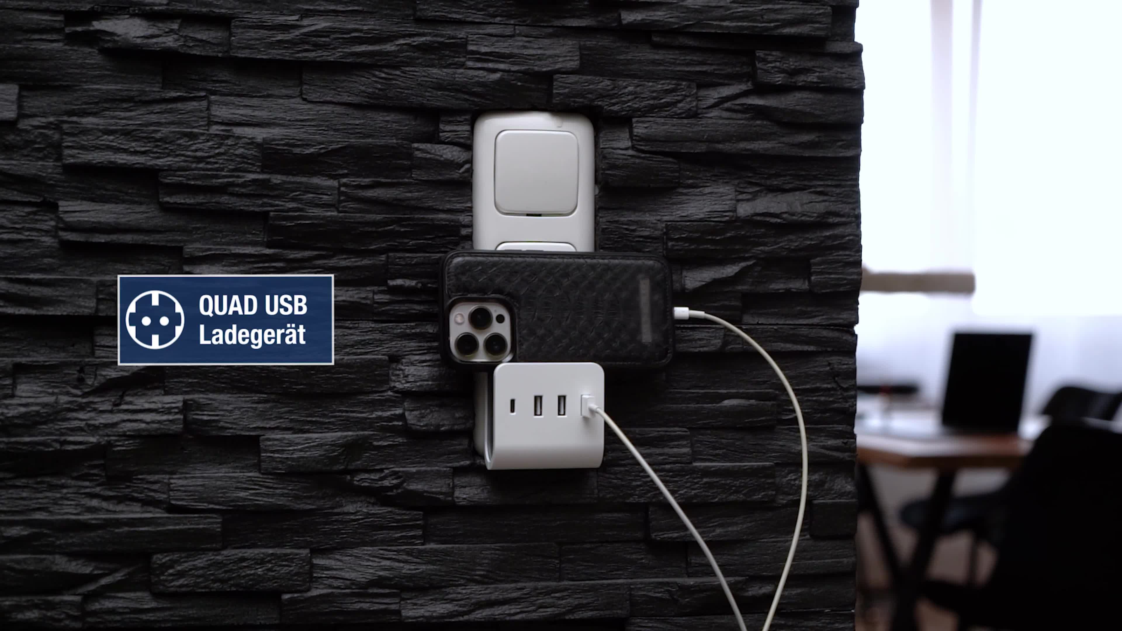 Ladegerät Quad 3+1