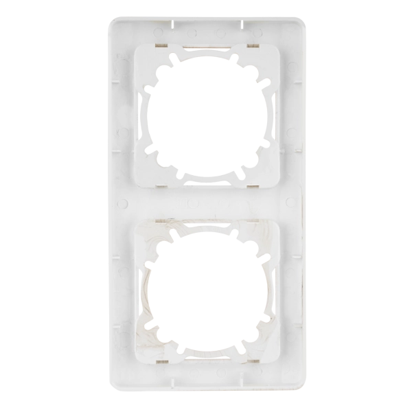 Abdeckrahmen 2-fach senkrecht