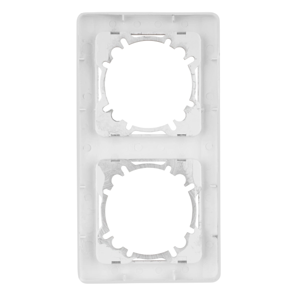 Abdeckrahmen 2-fach senkrecht