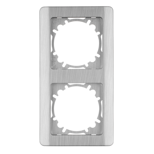 Abdeckrahmen 2-fach senkrecht