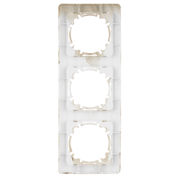 Abdeckrahmen 3-fach senkrecht