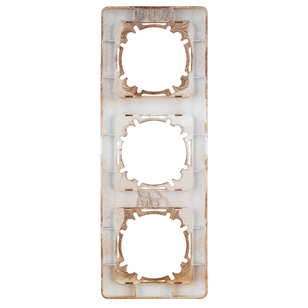 Abdeckrahmen 3-fach waagerecht