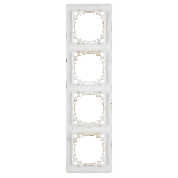 Abdeckrahmen 4-fach senkrecht