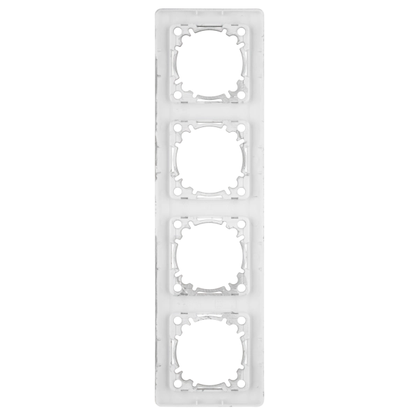 Abdeckrahmen 4-fach senkrecht