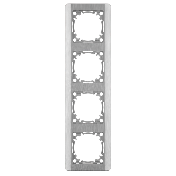 Abdeckrahmen 4-fach senkrecht