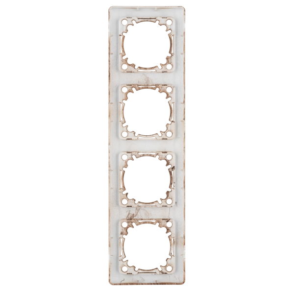 Abdeckrahmen 4-fach waagerecht