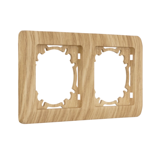 Abdeckrahmen 2-fach waagerecht