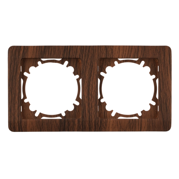 Abdeckrahmen 2-fach waagerecht