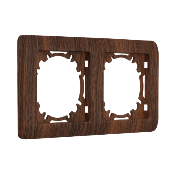 Abdeckrahmen 2-fach waagerecht