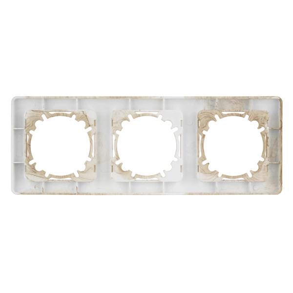 Abdeckrahmen 3-fach waagerecht