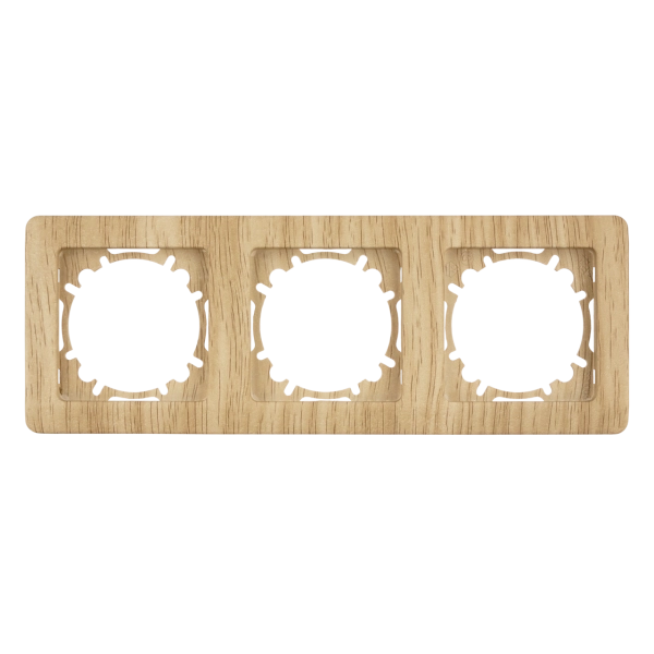 Abdeckrahmen 3-fach waagerecht