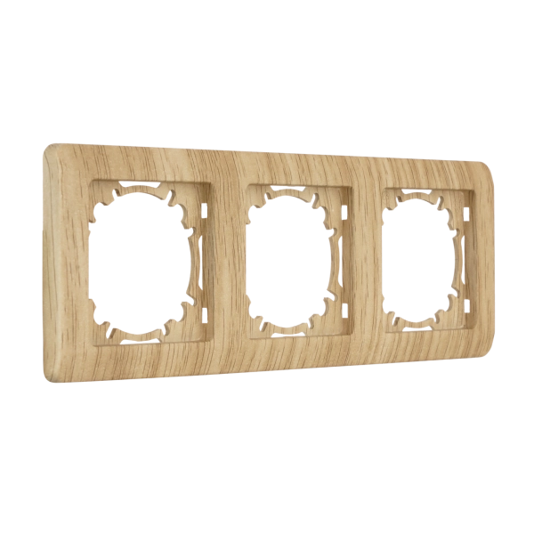 Abdeckrahmen 3-fach waagerecht