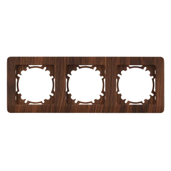 Abdeckrahmen 3-fach waagerecht