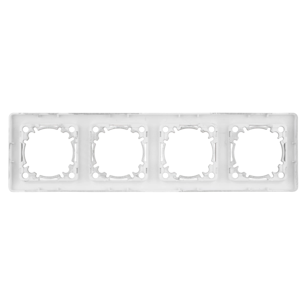 Abdeckrahmen 4-fach waagerecht