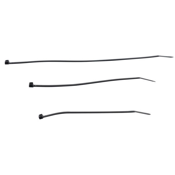 Kabelbinder-Set 250 Stück: 100 x 300mm, 100 x 200mm, 50 x 150mm