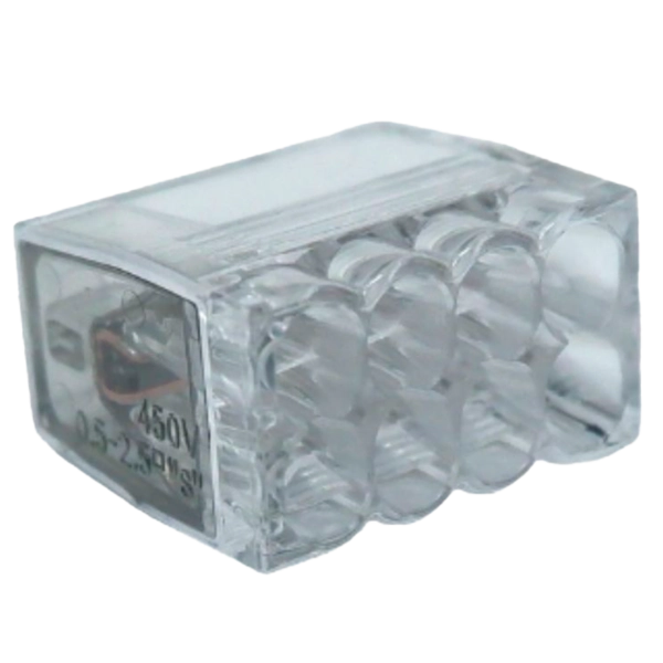 REV Compact-Verbindungsklemme 8-fach weiß 25 Stück