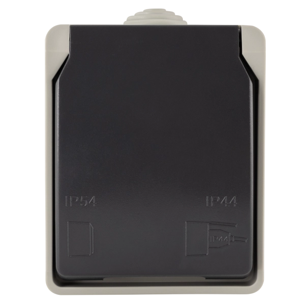 Aquabase Steckdose Aufputz, IP54