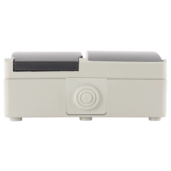 Aquabase  Aus-/Wechselschalter+Steckdose Aufputz, IP44