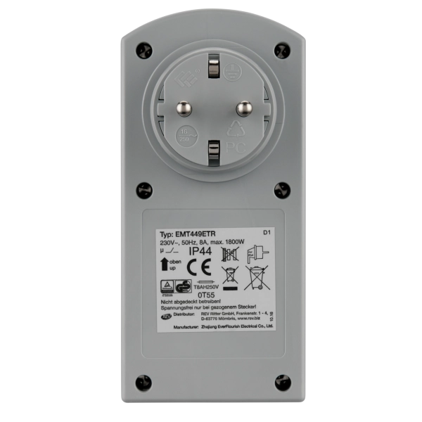 Zeitschaltuhr, digital, Außen