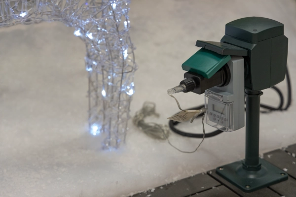 Zeitschaltuhr, digital, Außen