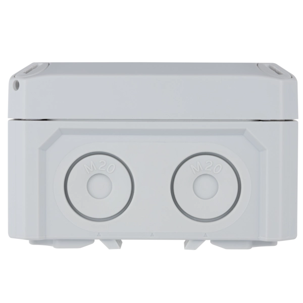 Abzweigkasten, 80x80x63mm, Aufputz