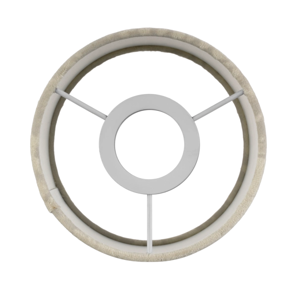 Lampenschirm Vintage arktisweiß Ø14cm