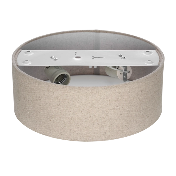 Deckenleuchte Vintage rund 30cm taupe