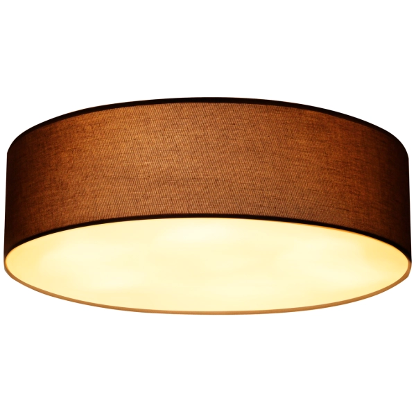 Deckenleuchte Vintage rund 50cm braun