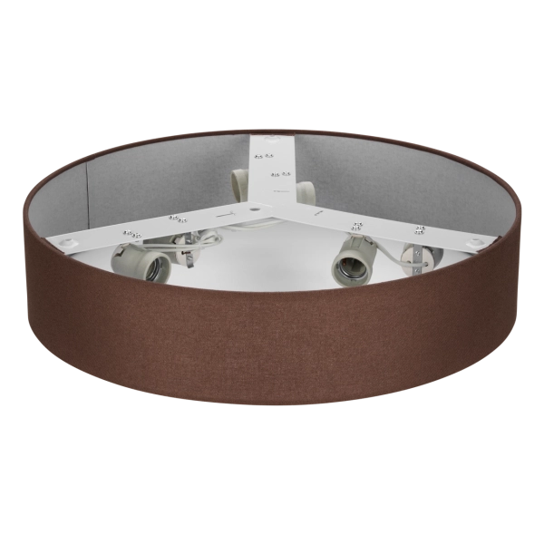 Deckenleuchte Vintage rund 50cm braun