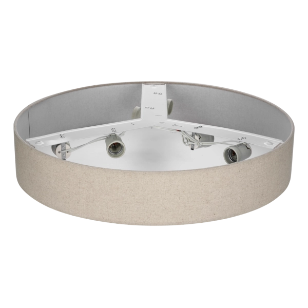 Deckenleuchte Vintage rund 60cm taupe