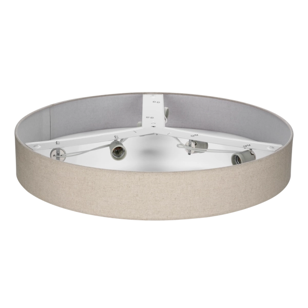 Deckenleuchte Vintage rund 70cm taupe