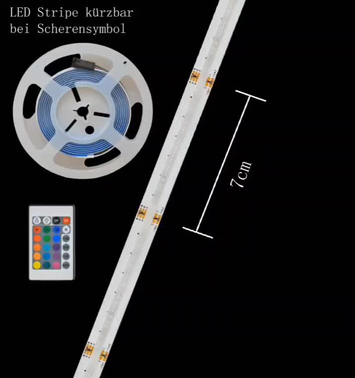 LED Beleuchtung für Akustikpaneele 14mm RGBW 3m