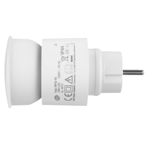 Steckdosenstrahler dimmbar, 10W, IP44