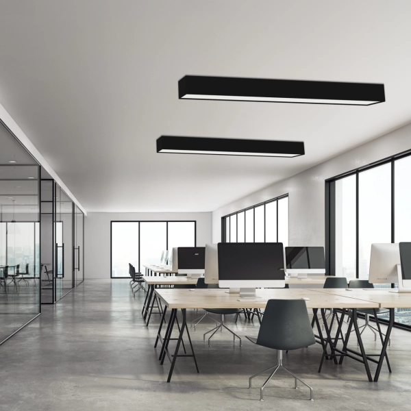 LED Office Leuchte mit Diffusor 120cm